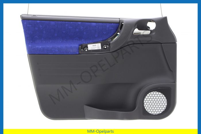 Inner doorpanel, left, blue/black (Code XXED)