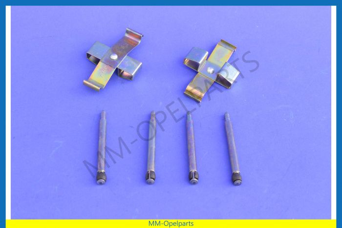 Brake pad pins and plate SET (left + right)