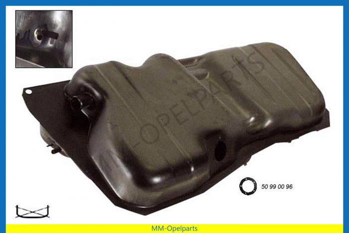 Tank, petrol, inj, 42L, 1,4-1,6S, 2/3-drs