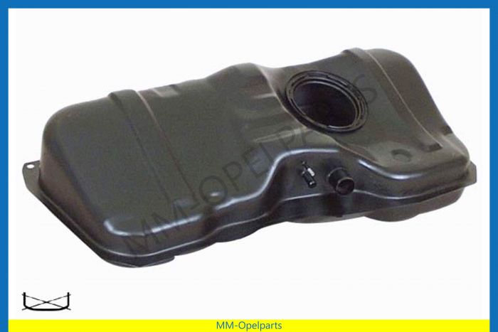 Fuel tank diesel/gasoline, 46L, injection