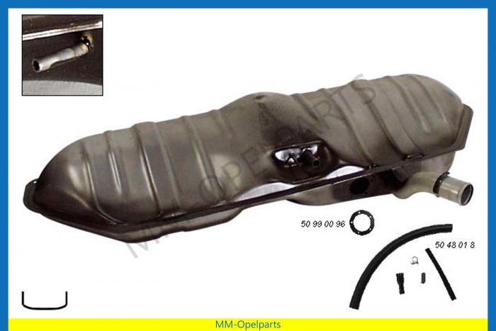 Tank, petrol, inj, 42L, 1,8i, (H/B) -86 