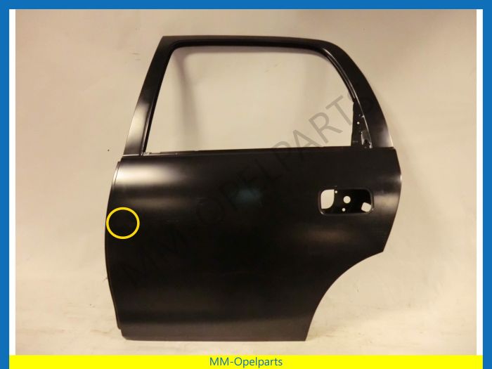 Door left rear 5-drs Hatchback