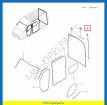 Weatherstrip, rear door, centre