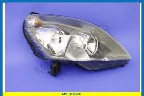 Headlight H7/H1, right, (right hand traffic) dark lens