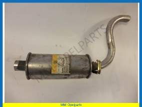 End silencer 1.0S/1.2S Caravan  from Vin-number 72827863, 75281271
