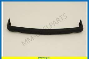 Front bumper with reinforcement,  black  B2