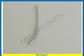 Strip, front bumper, chrome left  From Vin-number M1000001