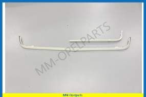 Bumper strip, SET white (3 pieces) see pictures