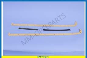 Oil pan gasket set, 4-pieces, 6-cilinder