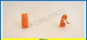 Front repeater lamp, cpl., yellow left
