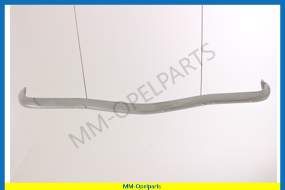 Frontbumper chrome with holes for protective strip