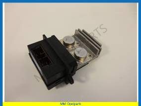 Heater resistor for car with airco, with climate control