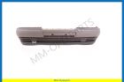 Front bumper with carrier, dark brown/black without fog lights (see info)