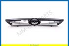 Radiator grille black, chrome moulding/emblem