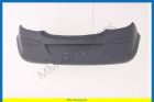 Rear bumper, primed, not for flexfix-system