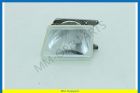 Headlight left square Duplo Carrello