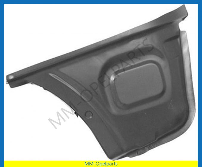 Rear lower corner, 3/5-drs, (H/B) left