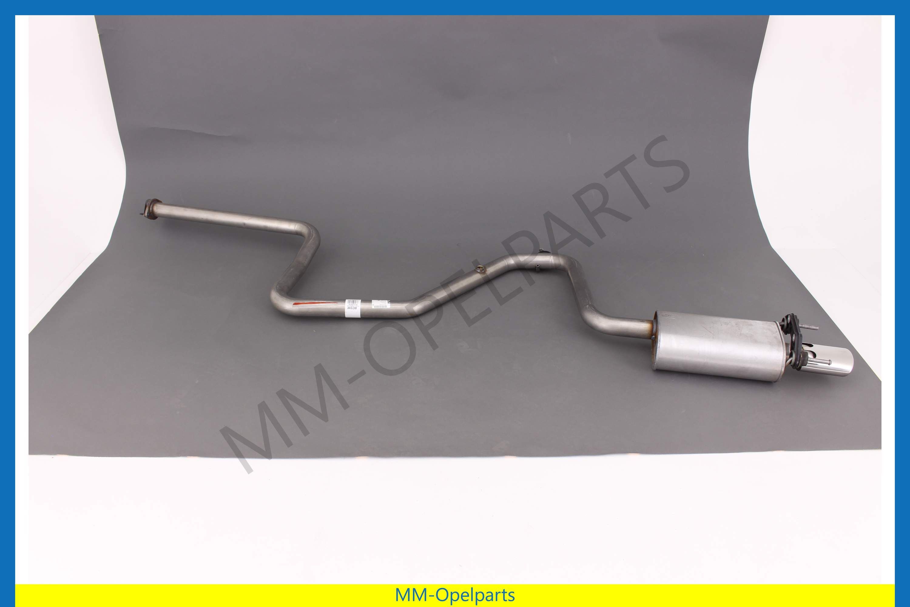 MM-Opelparts End pipe Muffler Hatchback until Vin-number