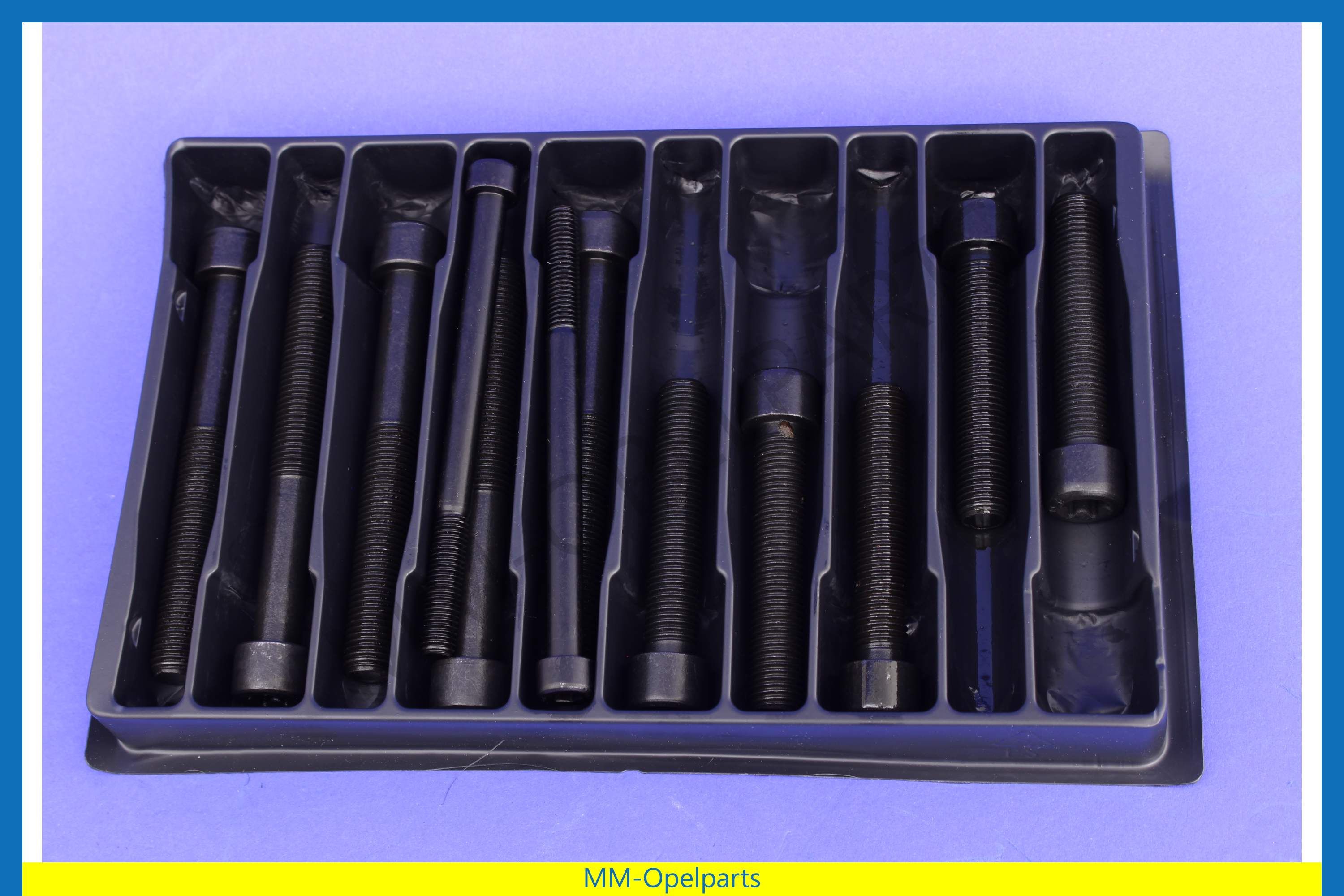 MMOpelparts Set of cylinder head screws CIH4 from 1972 (12parts) MMOpelparts