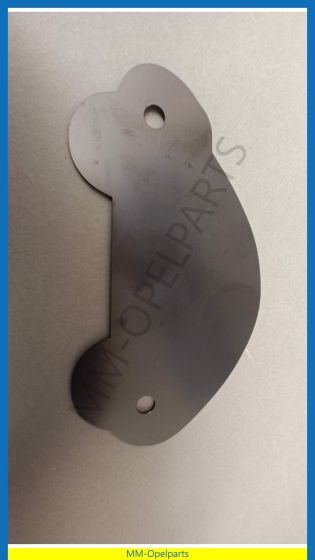 Aluminum plate Car 149 x 83 mm KTL Coated