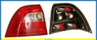 Rear lamp left w/o socket, red, white, (SEDAN), clear glass, 00- left 00-